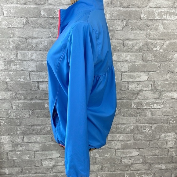 Adidas Blue Zip Up Windbreaker - Picture 3 of 8
